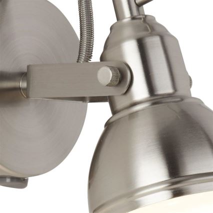 Searchlight - Sieninis akcentinis šviestuvas FOCUS 1xGU10/50W/230V matinis chromas