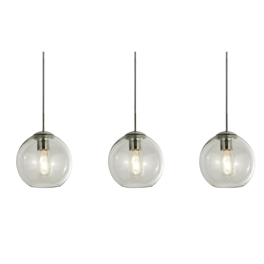 Searchlight - Pakabinamas sietynas PENDANT 3xE27/40W/230V matinis chromas