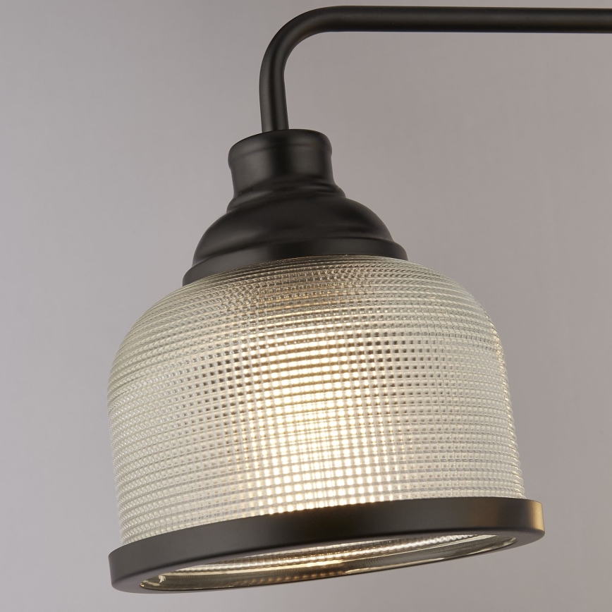 Searchlight - Sietynas, kabinamas ant grandinės BISTRO 3xE27/60W/230V juoda