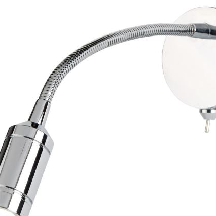 Searchlight - LED Lankstus maža lempa ADJU LED/1W/230V blizgus chromas