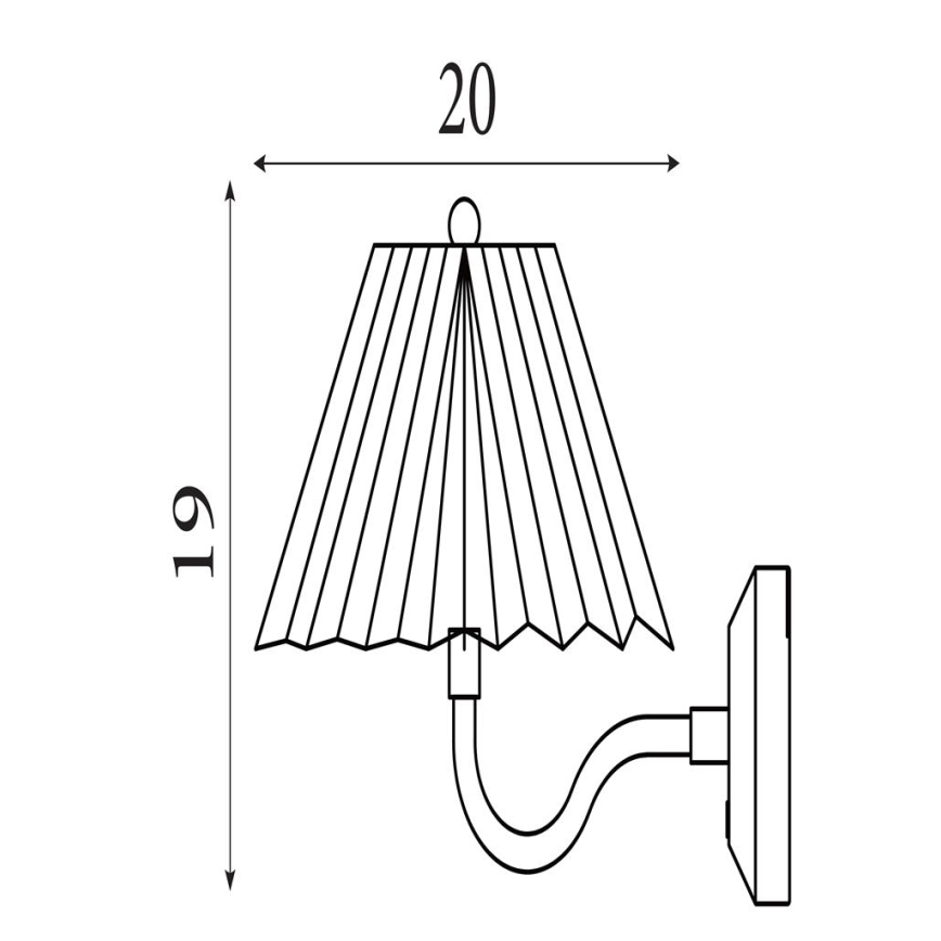 Searchlight - Dimeriuojamas LED sieninis šviestuvas DANISH LED/1,5W/230V