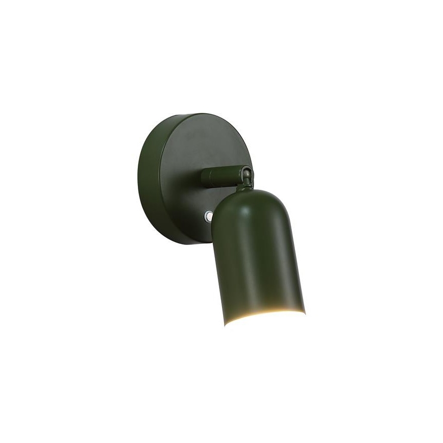 Searchlight - Reguliuojamas įkraunamas LED sieninis šviestuvas CONE LED/1,5W/5V žalias