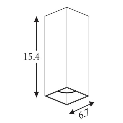 Searchlight - Sieninis šviestuvas DON 2xGU10/10W/230V auksinis