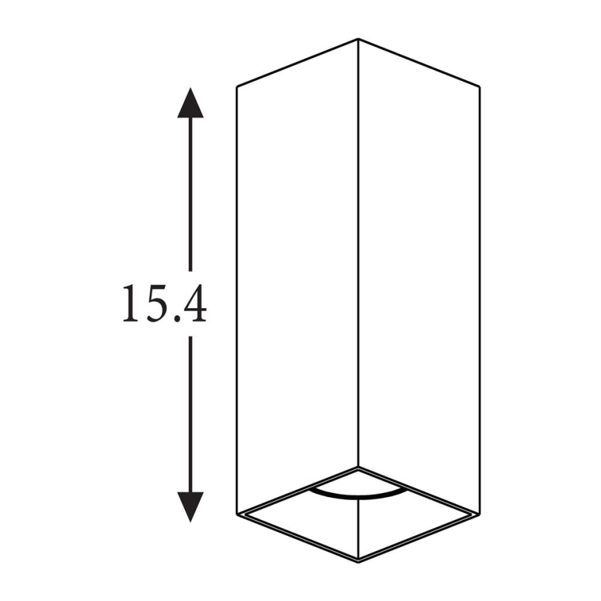 Searchlight - Sieninis šviestuvas DON 2xGU10/10W/230V, rudos spalvos
