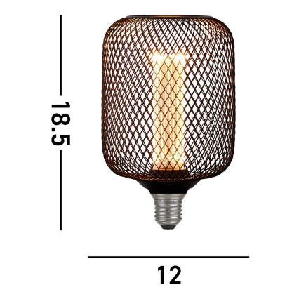 Searchlight - Dimeriuojama dekoratyvinė LED lemputė WIRE MESH E27/4,5W/230V 2700K