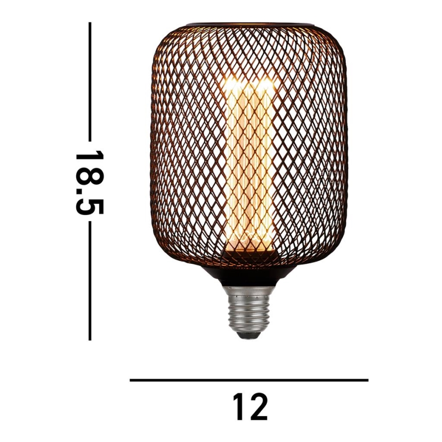 Searchlight - Dimeriuojama dekoratyvinė LED lemputė WIRE MESH E27/4,5W/230V 2700K