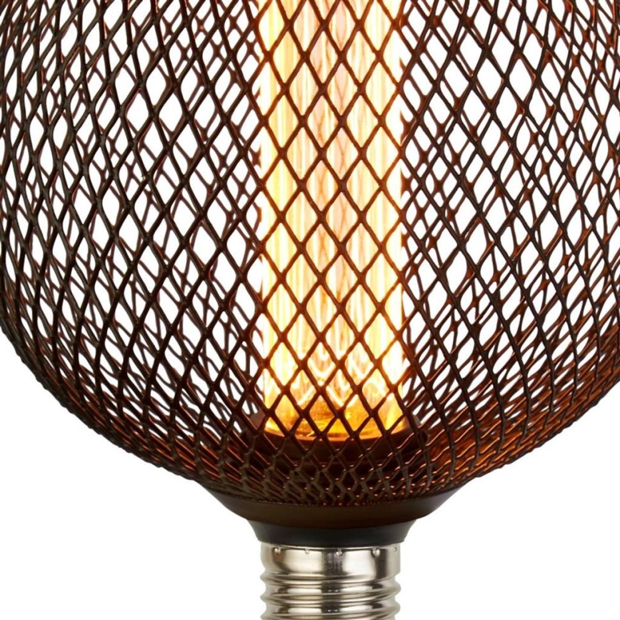 Searchlight - reguliuojama dekoratyvinė LED lemputė WIRE MESH E27/4,5W/230V 2700K
