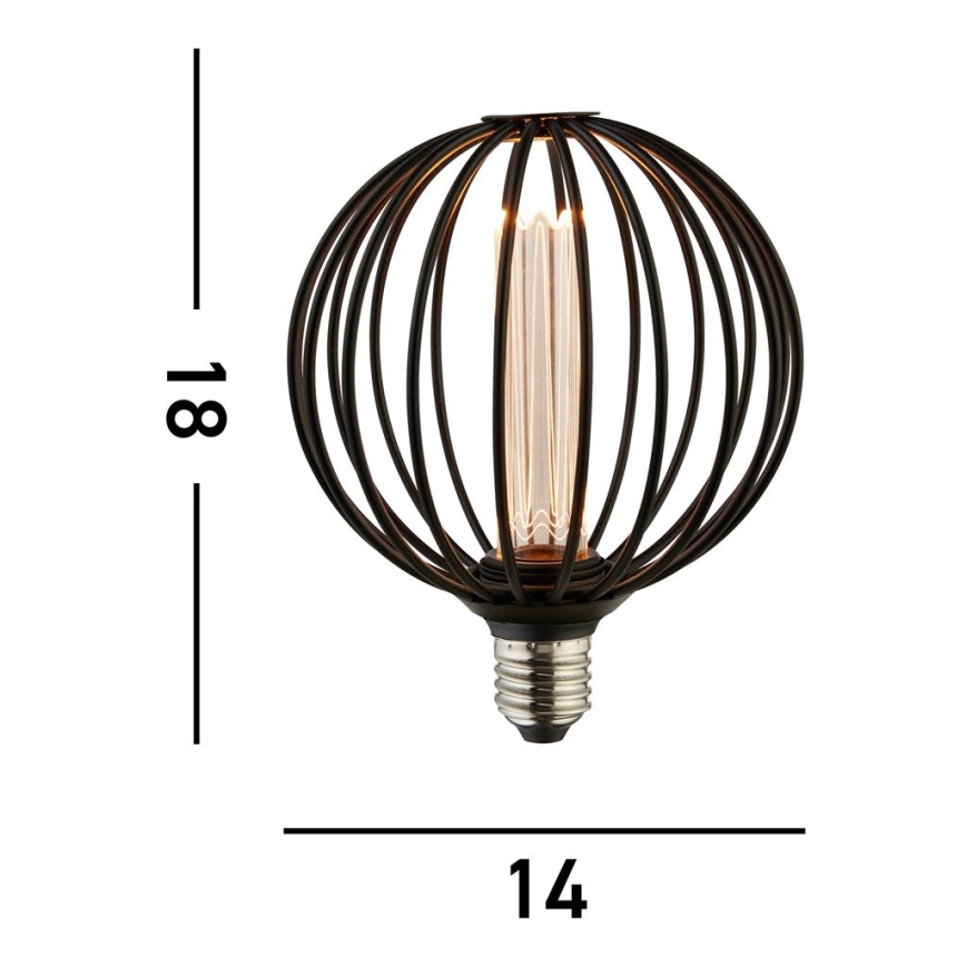 Searchlight - LED reguliuojama dekoratyvinė lemputė GLOBE E27/4,5W/230V 2700K