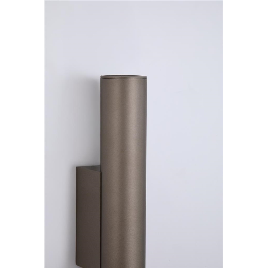 Searchlight - Sieninis šviestuvas BEACON 2xGU10/10W/230V rudas