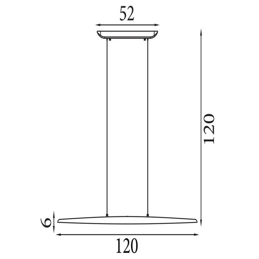 Searchlight - dimeriuojamas LED pakabinamas šviestuvas ant laido KENZIE LED/29W/230V 2700/3000/4000K