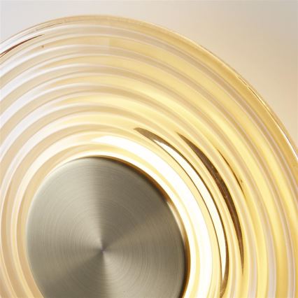 Searchlight - LED reguliuojamas sieninis šviestuvas CLEO LED/9,4W/230V žalvaris