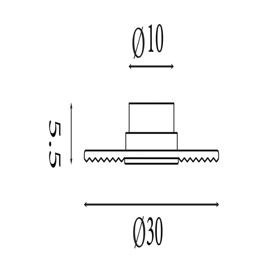 Searchlight - dimeriuojamas LED sieninis šviestuvas CLEO LED/9,4W/230V dūminis