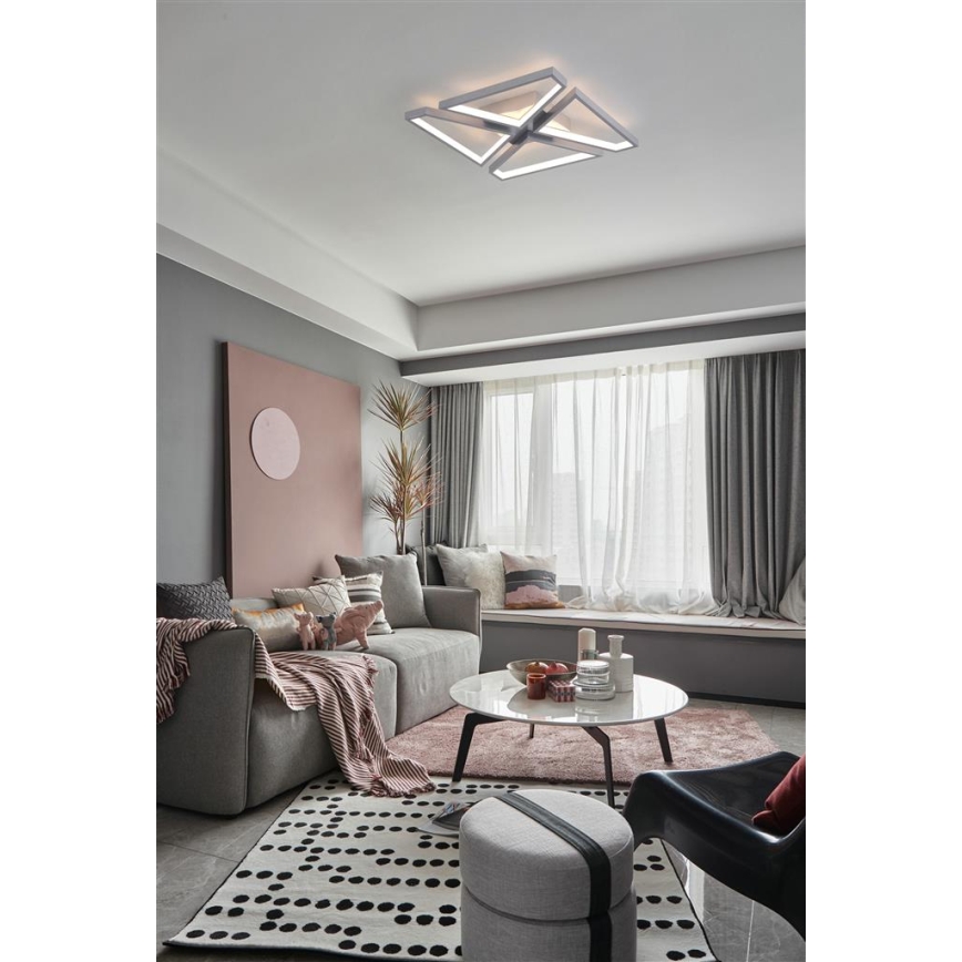 Searchlight - LED dimeriuojamas lubinis šviestuvas QUATRO LED/29W/230V 40x40 cm