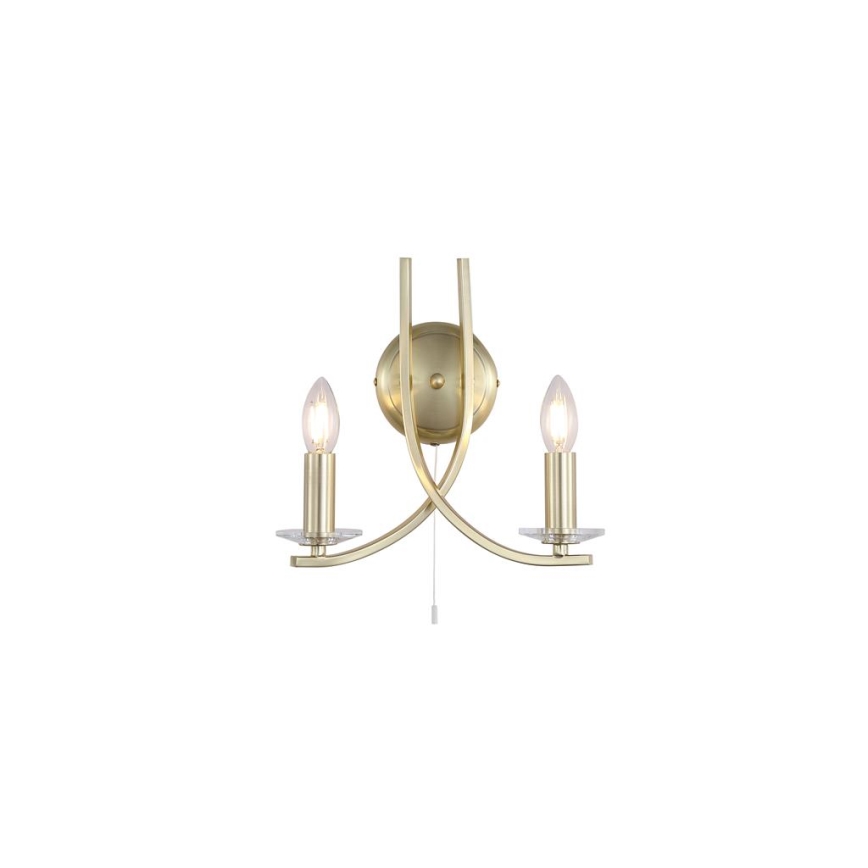 Searchlight - Sieninis šviestuvas ASCONA 2xE14/60W/230V