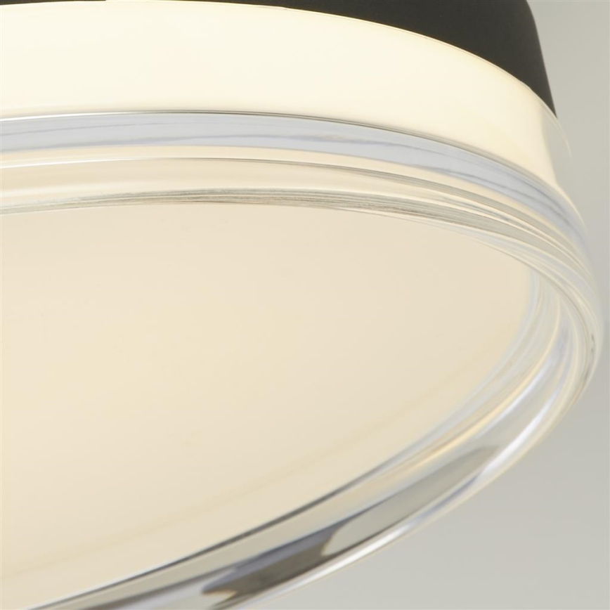 Searchlight - CYPRUS LED lubų šviestuvas, 21 W, 230 V, skersmuo 30 cm, juodas