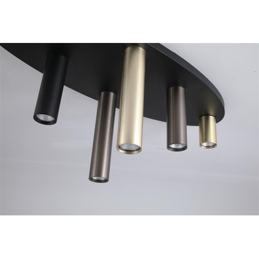 Searchlight - Lubinis šviestuvas TUBES 6xGU10/10W/230V 80x30 cm