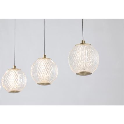 Searchlight - LED pakabinama liustra ant laido ALLURE 5xLED/4,2W/230V
