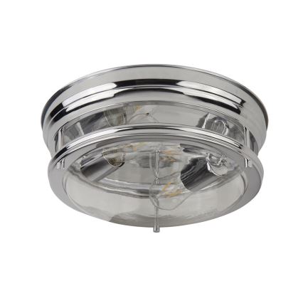 Searchlight - Lubinis šviestuvas EDINBURGH I 2xE27/40W/230V blizgus chromas
