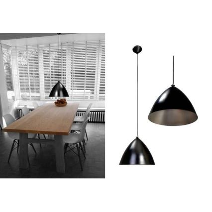 Searchlight  - Pakabinamas sietynas 1xE27/60W/230V juoda