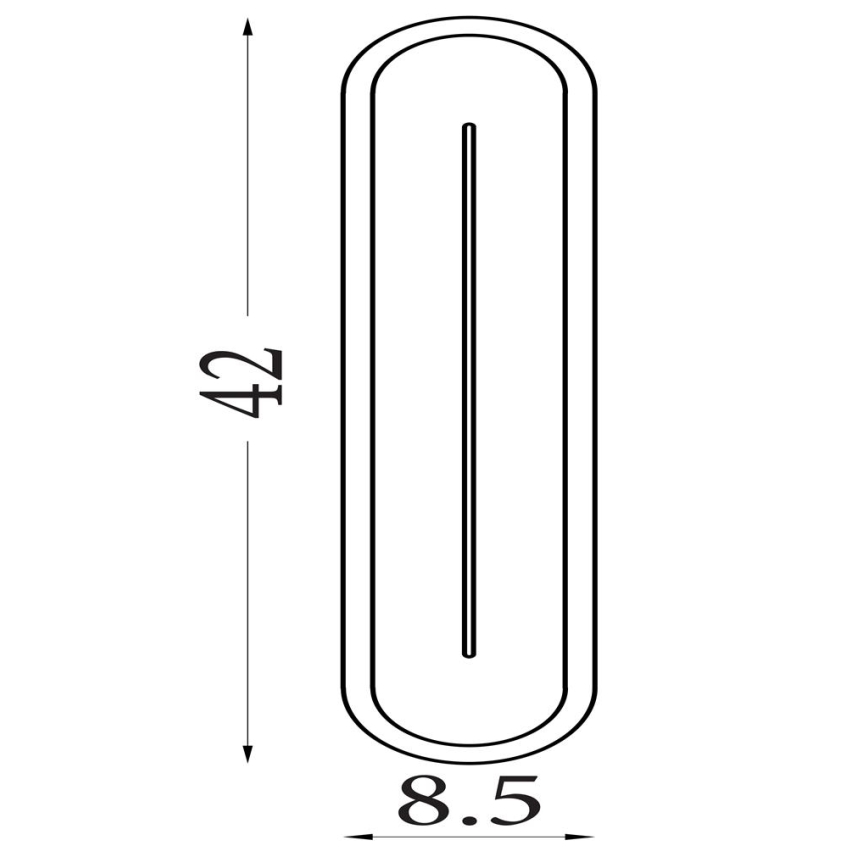 Searchlight - LED reguliuojamas sieninis šviestuvas COUPER LED/14W/230V 3000K