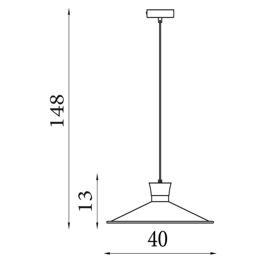 Searchlight - Pakabinamas šviestuvas ant laido BALHAM 1xE27/60W/230V