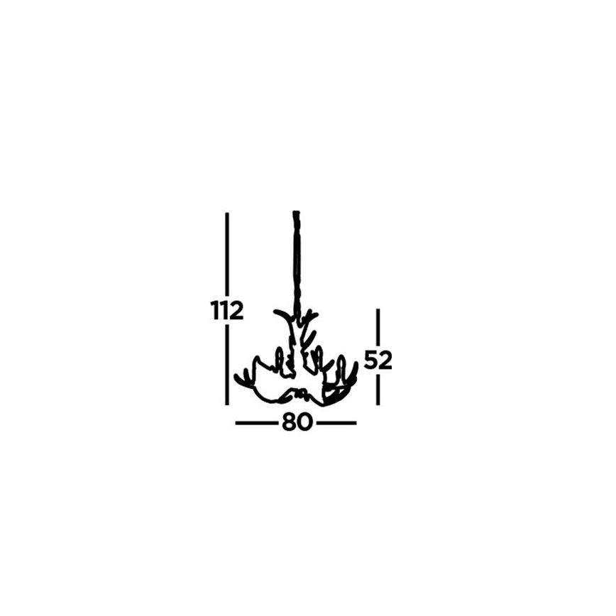 Searchlight - Sietynas ant grandinės STAG 6xE14/7W/230V