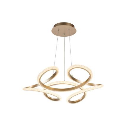 Searchlight - LED su reguliuojamu ryškumu pakabinamas šviestuvas ant laido DOODLE LED/40W/230V, žalvarinis