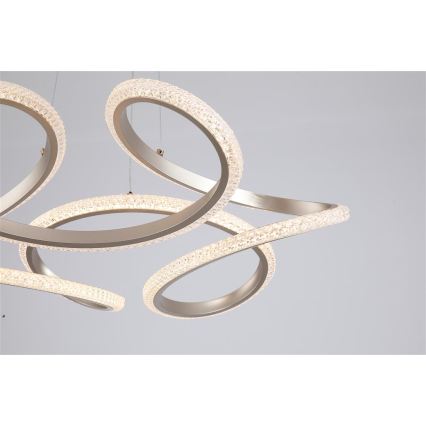 Searchlight - LED su reguliuojamu ryškumu pakabinamas šviestuvas ant laido DOODLE LED/40W/230V, žalvarinis