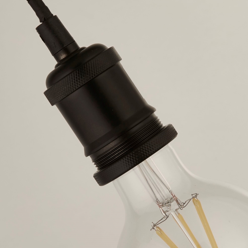 Searchlight - Pakabinamas šviestuvas ant laido SUSPENSION 1xE27/60W/230V juodas