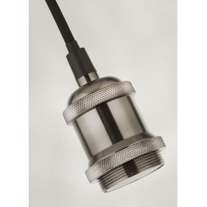 Searchlight - Liustra ant laido SUSPENSION 1xE27/60W/230V sidabrinė