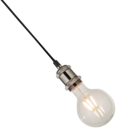 Searchlight - Liustra ant laido SUSPENSION 1xE27/60W/230V sidabrinė