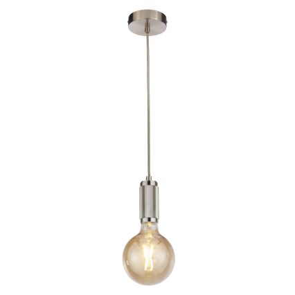 Searchlight - Pakabinama liustra ant laido SUSPENSION 1xE27/60W/230V sidabrinė
