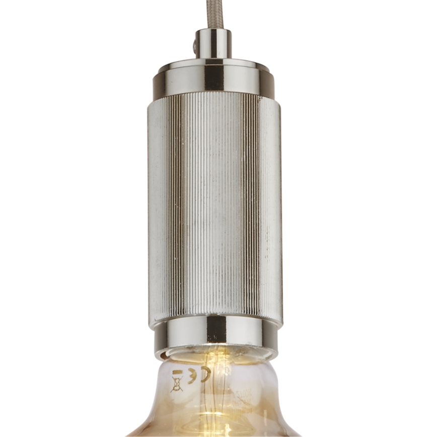 Searchlight - Pakabinama liustra ant laido SUSPENSION 1xE27/60W/230V sidabrinė