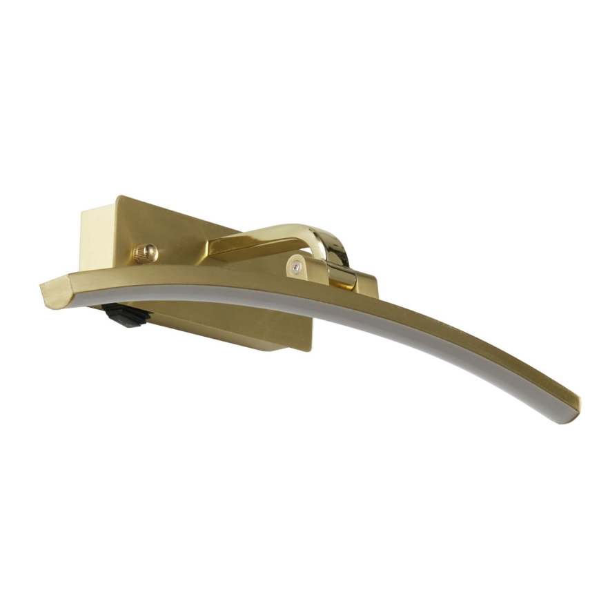 Searchlight - LED paveiklo šviestuvas SANTORINI LED/8,2W/230V žalvaris
