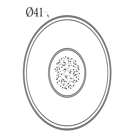 Searchlight - reguliuojamas LED lubinis šviestuvas LUMADISC LED/20W/230V, skersmuo 41 cm