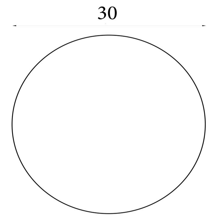 Searchlight - LED lubinis šviestuvas CLOUDS LED/16W/230V 2700/3200/4000K skersmuo 30 cm baltas