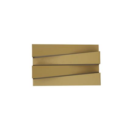 Searchlight - LED sieninis šviestuvas SECTION LED/18W/230V auksinis