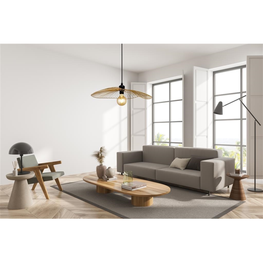 Searchlight - Pakabinamas sietynas WAVE 1xE27/60W/230V auksas