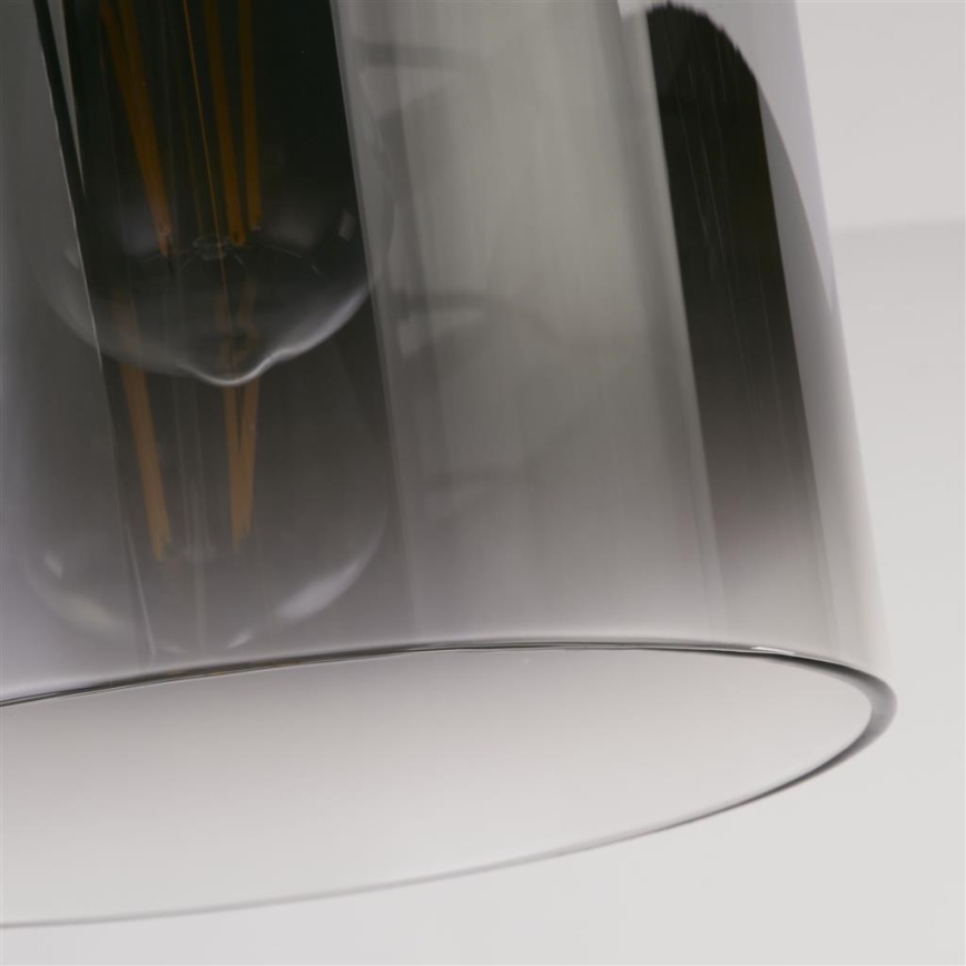 Searchlight - Lubinis šviestuvas SWEDEN, 1xE27/60W/230V, skersmuo 22 cm, juoda/dūminė