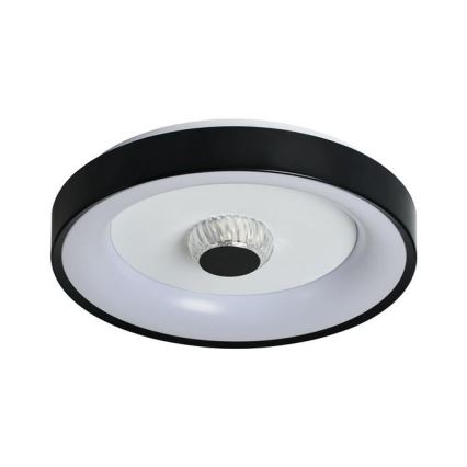 Searchlight - reguliuojamas LED lubinis šviestuvas POLKA LED/24W/230V + LED/6W, skersmuo 38,5 cm, juodas