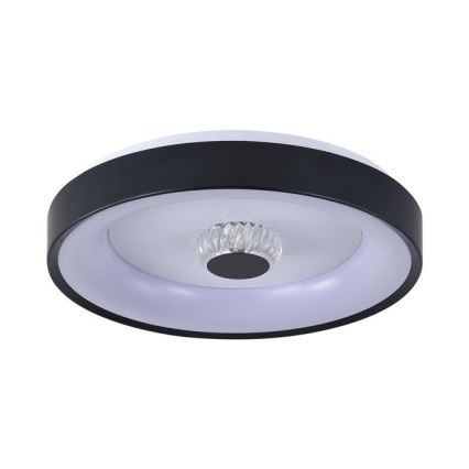 Searchlight - reguliuojamas LED lubinis šviestuvas POLKA LED/24W/230V + LED/6W, skersmuo 38,5 cm, juodas