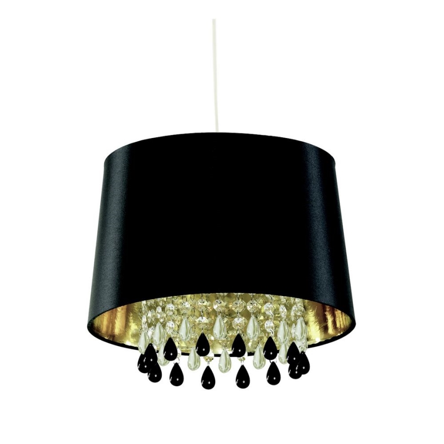 Searchlight - Pakabinamas sietynas LILA 1xE27/60W/230V juoda