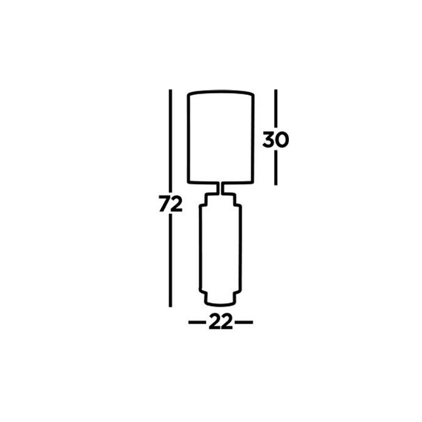 Searchlight – Stalinė lempa FLASK 1xE27/60W/230V žalia