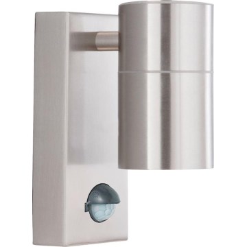 Searchlight - LED Lauko sieninis šviestuvas su jutikliu METRO 1xGU10/3W/230V IP44