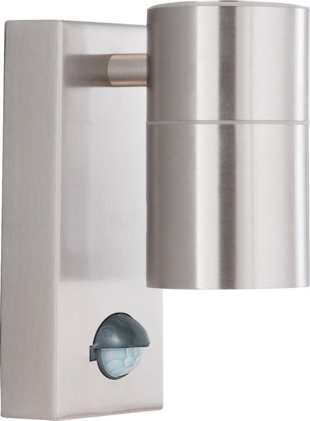 Searchlight - LED Lauko sieninis šviestuvas su jutikliu METRO 1xGU10/3W/230V IP44