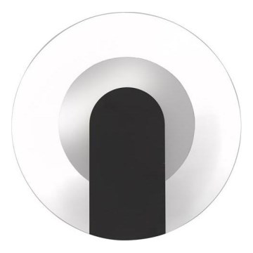 Searchlight - LED sieninis šviestuvas TARGET LED/7W/230V juodas