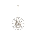 Searchlight - Liustra ant grandinės ORBIT 8xE14/60W/230V žalvarinė
