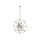 Searchlight - Liustra ant grandinės ORBIT 8xE14/60W/230V žalvarinė