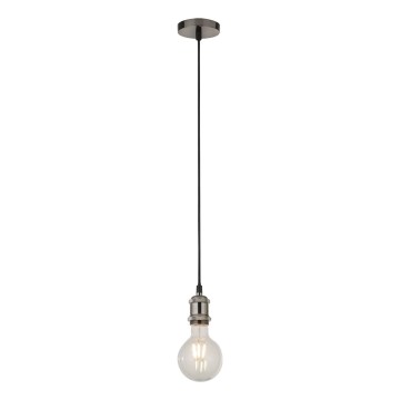 Searchlight - Liustra ant laido SUSPENSION 1xE27/60W/230V sidabrinė