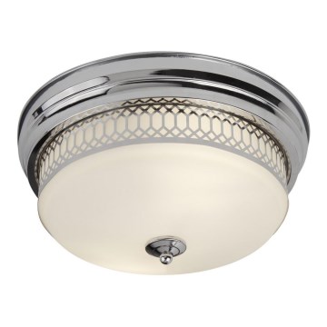 Searchlight - Lubinis šviestuvas EDINBURGH 2xE27/40W/230V blizgus chromas